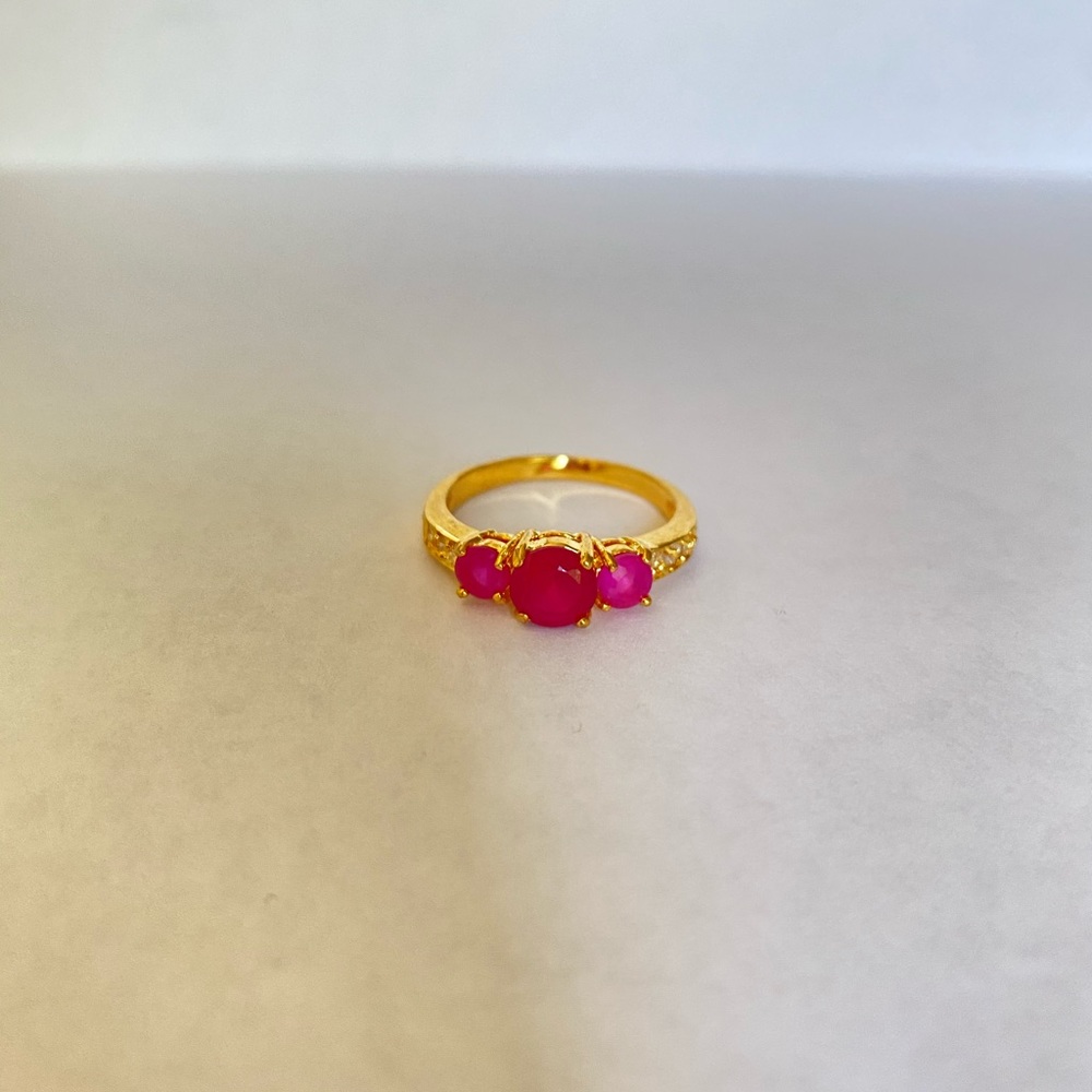 Gold Rings Ruby Rings Gold Ruby Rings Red Rings - image 5